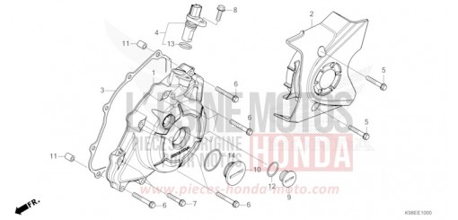 LEFT CRANKCASE COVER CBF125NAP de 2023